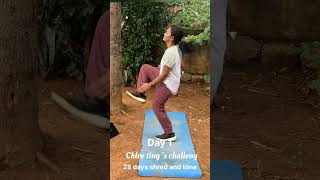 Day 119 2024 Shred and Tone Challenge  ytshorts chloetingworkout shorts chloeting [upl. by Strade]