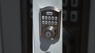 Weiser smart lockhome connect 620 auto lock setup [upl. by Neau]