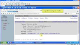 7 Instal and config squirrelmail webmail part 4 [upl. by Nuhsyar516]