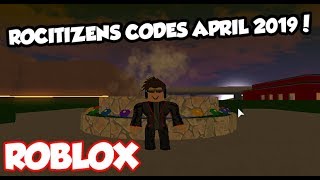 ROCITIZENS CODES APRIL 2019 [upl. by Zachary]