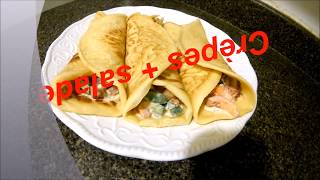 Crêpe  salade [upl. by Leonor]