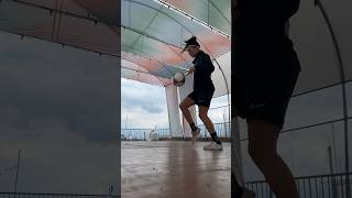 Freestyle in Geneva freestylefootball shorts [upl. by Yodlem]