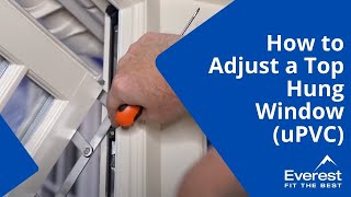 How to Adjust a Top Hung Window uPVC [upl. by Frum]