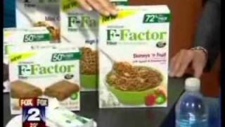 Tanya Zuckerbrot MS RD on Fox  FFactor Diet Cereals and Fiber Bars [upl. by Sone]