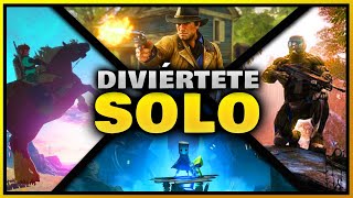 🎮 10 MEJORES JUEGOS para JUGAR SOLO en PC 🎮 [upl. by Verger179]