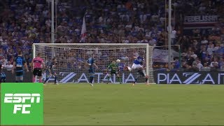 Sampdoria’s Fabio Quagliarella vies for goal of the year with backheel beauty  ESPN FC [upl. by Thibault824]