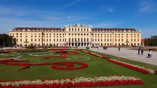 Gloriette and Schloss Schönbrunn Vienna drone footage DJI Spark [upl. by Sivet]