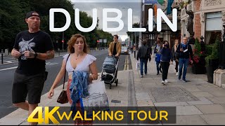 DUBLIN 4k CITY CENTRE IRELAND 4k Walking Tour 2021 [upl. by Yenatirb]