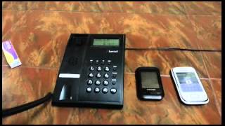 How to make conference call using landline [upl. by Ynohtnaeoj]