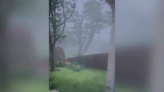 Video shows powerful storm hitting Texas [upl. by Natek]