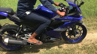 How To Ride Yamaha R15  Yamaha R15 चलाना सीखे सिर्फ 3 मिनट मे [upl. by Ermey]