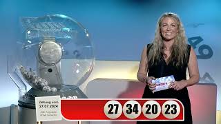 LOTTO 6aus49Gewinnzahlen von Samstag 27072024 [upl. by Esihcoc]