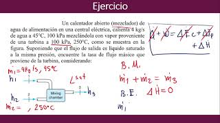 Balances de masa y energía en un tanque mezclador De examen [upl. by Euphemia]