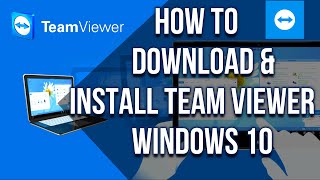 How To Download And Install TeamViewer On Windows 10 PCLaptop [upl. by Sherburn919]