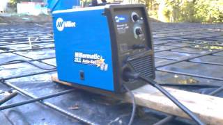 Miller 211  Review weld quality on 110v FluxCore 030 [upl. by Odella]