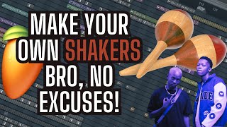 How to make AMAPIANO shakers in FL Studio 20 FLP [upl. by Atalanta]