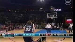 Mike Miller Three Point Contest Round 1 07 [upl. by Enovi13]