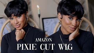 Yviann Pixie Cut Wigs  Amazon Wigs Under 40 [upl. by Ikkela584]