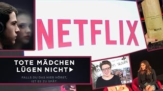 Tote Mädchen lügen nicht  Netflix Event mit YouTube Stars amp 1 Eindruck zur neuen Serie [upl. by Kiri954]