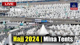 🔴LIVE Hajj 2024  Mina Tents 2024  Arafat day  Mecca live  الحج مباشر الان [upl. by Sivek287]