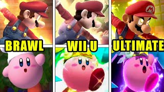 EVERY FINAL SMASH EVER  Smash Bros Brawl Wii U amp Ultimate EvolutionComparison [upl. by Nwahsad698]