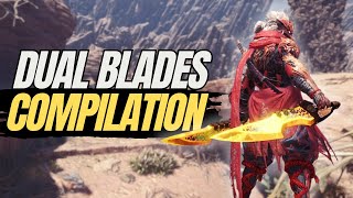 Dual Blades Compilation  Monster Hunter World Iceborne PS4 quotA Thousand Cutsquot [upl. by Supat]