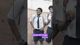 School VS College  saintinbaggy4326 college engineering doremon nobita comedy funny [upl. by Nonah]