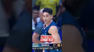 PBAs First 4 Point Play in the History [upl. by Akem]