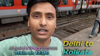 New Delhi to Howrah  Train Journey to Kolkata  Indian railways  vlog dailyvlog [upl. by Cresida728]