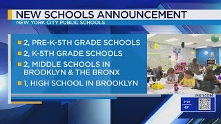 Eight new schools to open in New York City [upl. by Eidob]