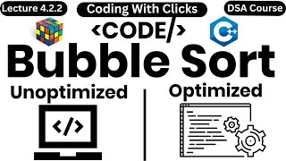 Bubble Sort in C  Bubble Sort Program  Bubble Sort in Data Structure  Coding With Clicks [upl. by Nyvar143]