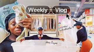 WEEKLY VLOG WE HAD A FIGHT BECAUSE OF ME  HEAD INJURY BUILDING MY DREAM CLOSET CHAOTIC WEEK [upl. by Jestude]