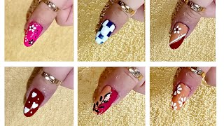 6 simple and easy nailart design that you can do in any occasion [upl. by Aridatha]