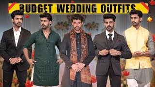 BUDGET WEDDING OUTFITS FOR INDIAN MEN  MENS INDIAN WEDDING OUTFIT FOR HALDI  SHAADI AND MORE [upl. by Twila]