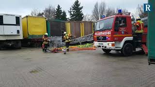 Brand in HochdorfAssenheim unter Kontrolle [upl. by Nyrraf502]