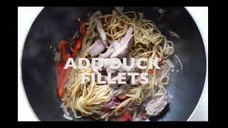 How to make a Duck Noodle Stir Fry [upl. by Leo]