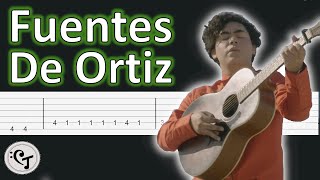 Fuentes de ortiz  Ed MaverickTutorial guitarraMelodiaTablatura [upl. by Ardnahcal111]