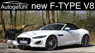 New Jaguar FTYPE Facelift FULL REVIEW 2020 F TYPE V8 Cabriolet P450 RDynamic  Autogefühl [upl. by Haimehen]