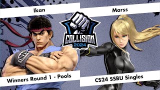 Collision 2024  Ikan Ryu VS Marss Zero Suit Samus  Ultimate Singles Pools  Winners Round 1 [upl. by Euqnimod874]