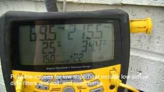 HVAC Service Overcharged Heat Pump Repair [upl. by Ausoj]