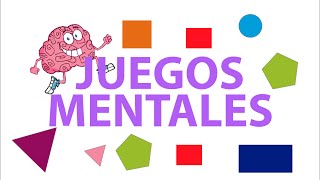 JUEGOS MENTALES PARA NIÑOS Agilidad mental para el cerebro [upl. by Eladroc]