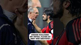 Shocking Reasons Why Footballers ALWAYS Get MAD When Theyre Subbed Off football viral [upl. by Annwahs]