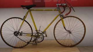 Gino Bartalis 1936 bicycle in 4k [upl. by Wiburg]