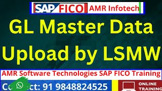 LSMW  GL Master Data Upload by LSMW LSMW Process For GL Upload  SAP FICO TRAINING IN TELUGU [upl. by Jeddy938]