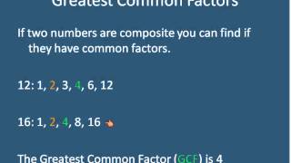 GCF or Relatively Prime Simplifying Math [upl. by Ocsirf]