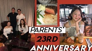 VLOG  13 LASH LIFT  PARENTS ANNIVERSARY  ASHLEY SANDRINE [upl. by Iaka109]