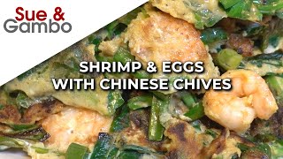 Shrimp and Eggs with Chinese Chives Recipe [upl. by Lloyd]