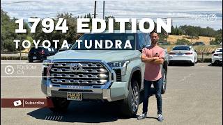 Why to buy the 2024 TOYOTA TUNDRA 1794 EDITION [upl. by Schnabel]