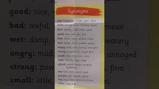 Synonyms medunavclasses englishgrammarshortsvideoviralshortsviralsynonymsenglishlearning [upl. by Ajed718]