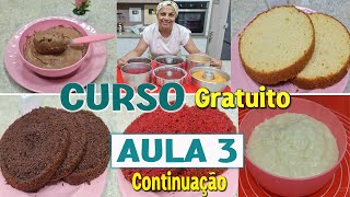 CONTINUACÃO CURSO GRATUITO BOLOS QUE VENDEM PARISCAKEDESIGNER [upl. by Julia]